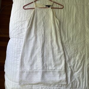 White House Black Market White Lace Dress
